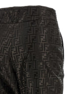 Fendi Brown Cotton Athletic Pants