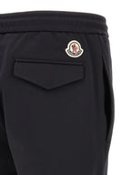 Moncler Black Polyamide Joggers (Workout Pants)