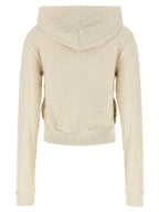Off-White Beige Cotton Sweatshirt