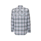 Burberry Blue Cotton Dress Shirt