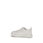 Moncler White Polyamide Athletic Sneakers