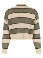 Brunello Cucinelli Multicolor Virgin Wool Polo Shirt