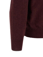 Brunello Cucinelli Bordeaux Cashmere Polo Shirt
