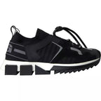 Dolce & Gabbana Black White Logo Sorrento Mens Sneakers Shoes