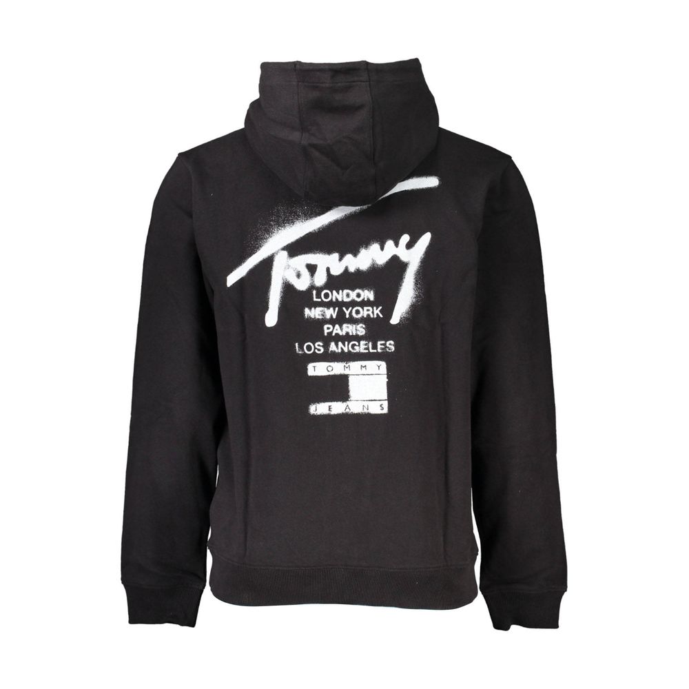 Tommy Hilfiger Black Cotton Mens Sweatshirt