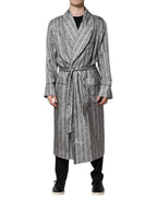 Dolce & Gabbana Multicolor Floral Robe Coat Wrap Jacket