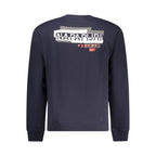 Napapijri Blu Cotton Men Sweatshirt