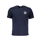 North Sails Blu Cotton Men T-Shirt