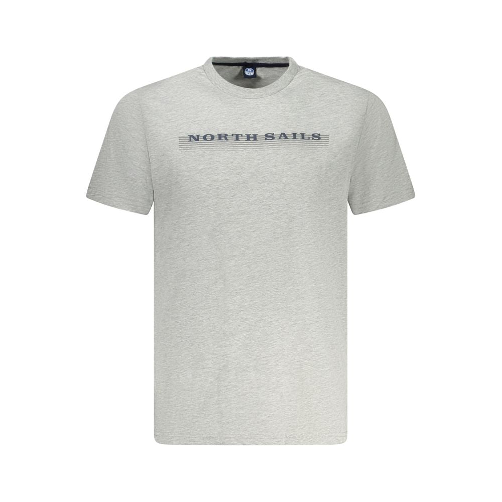 North Sails Brown Cotton Men T-Shirt