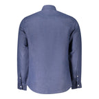North Sails Blu Linen Men Shirt