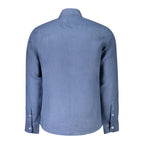 North Sails Blue Linen Men's Shirt