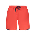 Norway 1963 Rosso Poliammide Men's Swim Boxer
